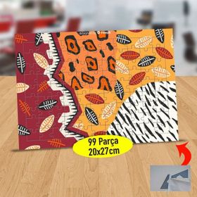 2148123189 Renkli Hayvan Desenleri 99 Parça Puzzle Yapboz Tablo