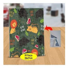 2148126116 Yabani Orman Hayvanları 99 Parça Puzzle Yapboz Tablo