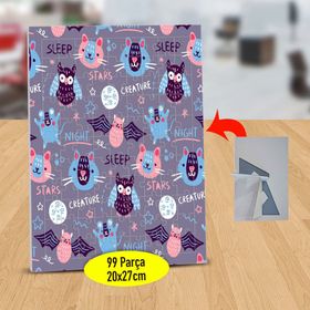 2148128415 Çizimsel Cadılar Bayramı 99 Parça Puzzle Yapboz Tablo