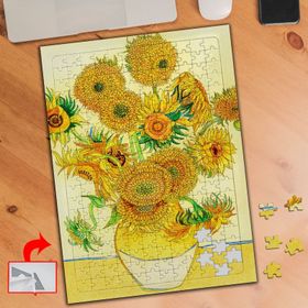2160141 Vazoda Ayçiçekler Van Gogh 240 Parça Puzzle Yapboz Tablo