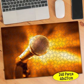 216155134 Metal Kayıt Mikrofonu 240 Parça Puzzle Yapboz