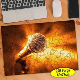 216155134 Metal Kayıt Mikrofonu 240 Parça Puzzle Yapboz