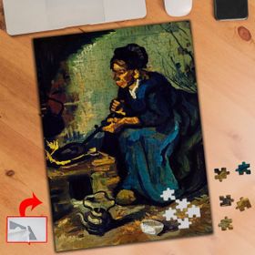 2165 Yemek Yiyen Köylü Van Gogh 240 Parça Puzzle Yapboz Tablo