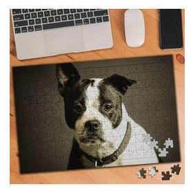 2178696 Sese Odaklanmış Sevimli Köpek 240 Parça Puzzle Yapboz