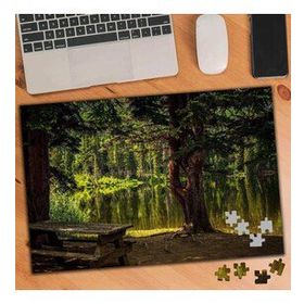 2178847 Göl Kenarında Piknik Alanı 240 Parça Puzzle Yapboz
