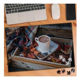 2179009 Kışçı Takımı Kahve Kitap Pike 240 Parça Puzzle Yapboz