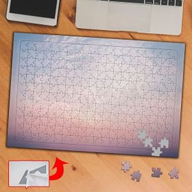2181 Pembe Gökyüzü Gün Batımı 240 Parça Puzzle Yapboz Tablo