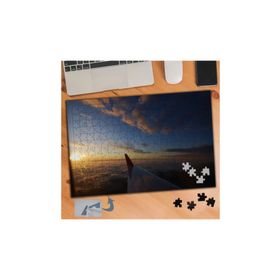 219 Gökyüzünde Uçak Kanadı 240 Parça Puzzle Yapboz Tablo