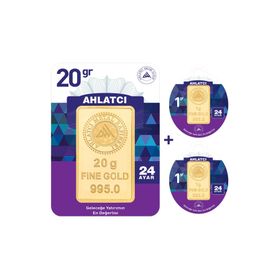 22 gr 24 Ayar Külçe Altın