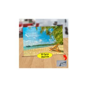 2207 Güneşli Hava Deniz Manzarası 99 Parça Puzzle Yapboz Tablo