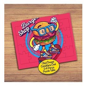 22147613459 Kaykaylı Burger 24 Parça Çocuklara Özel Yapboz Tablo