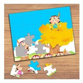 22454 Kızıldereli Minik Dostlar Çocuklara Özel Puzzle Yapboz Tablo