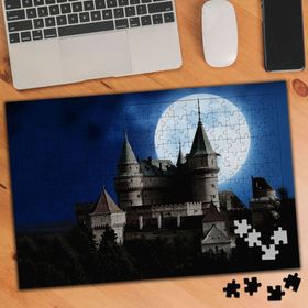 2245743 Dolunay Gecesi Şato 240 Parça Puzzle Yapboz