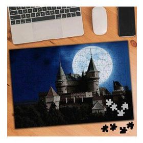 2245743 Dolunay Gecesi Şato 240 Parça Puzzle Yapboz