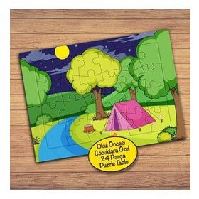 22608 Ormanda Kapm Yeri Çocuklara Özel Puzzle Yapboz Tablo