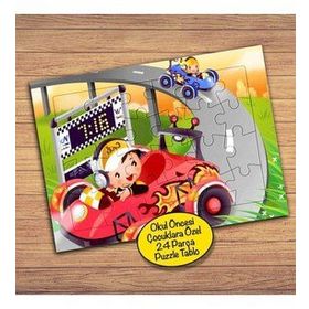 22695 Yarışçı Çocuklar Çocuklara Özel Puzzle Yapboz Tablo