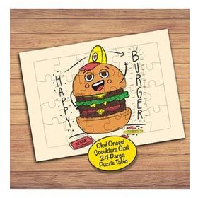 227PZ Mutlu Burger Çocuklara Özel Puzzle Yapboz Tablo