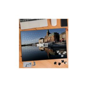 228 Djurgarde İsveç Şehir Manzarası 240 Parça Puzzle Yapboz Tablo