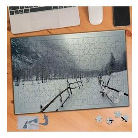 229 Karlı Yürüyüş Yolu Manzarası 240 Parça Puzzle Yapboz Tablo