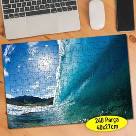 22948612 Mavi Deniz Dalgaları ve Manzara 240 Parça Puzzle Yapboz