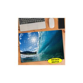 22948612 Mavi Deniz Dalgaları ve Manzara 240 Parça Puzzle Yapboz