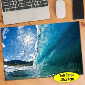 22948612 Mavi Deniz Dalgaları ve Manzara 240 Parça Puzzle Yapboz