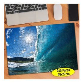 22948612 Mavi Deniz Dalgaları ve Manzara 240 Parça Puzzle Yapboz