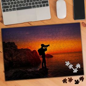 2296 Akşam Karanlığı Fotoğrafçı 240 Parça Puzzle Yapboz