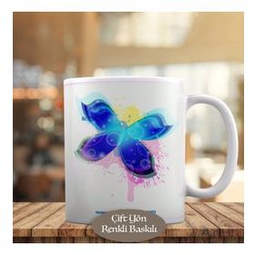 23-2147497153 Renkli Güzel Kelebek Kupa Bardak