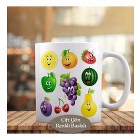 23-2147499849 Renkli Güzel Meyveler Kupa Bardak