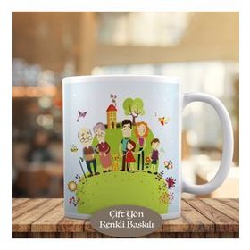 23-2147508147 Sevimli Mutlu Aile Kupa Bardak