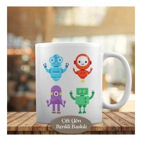 23-2147723814 Sevimli Dost Robotlar Kupa Bardak