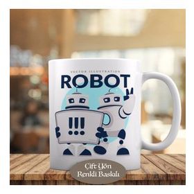 23-2147725185 Selam veren Robotlar Kupa Bardak