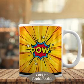 23-2147905791 Pop Art Pow Ses Efekti Kupa Bardak
