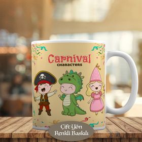 23-2148021874 Sevimli Karnaval Karakterleri Kupa Bardak
