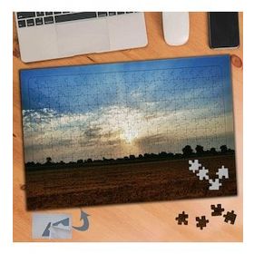 230 Doğa Manzarasında Gün Batımı 240 Parça Puzzle Yapboz Tablo