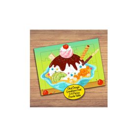 23000 Dondurma Tabağı Çocuklara Özel Puzzle Yapboz Tablo