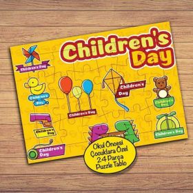 230PZ Çocuk Günü Oyuncaklar Çocuklara Özel Puzzle Yapboz Tablo