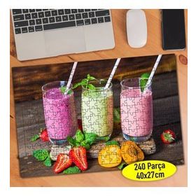 231005 Smoothie Meyveli Soğuk İçecekler 240 Parça Puzzle Yapboz