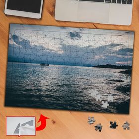 23123 Gün Batımında Deniz Manzara 240 Parça Puzzle Yapboz Tablo