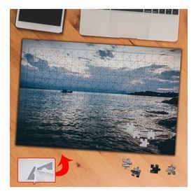 23123 Gün Batımında Deniz Manzara 240 Parça Puzzle Yapboz Tablo