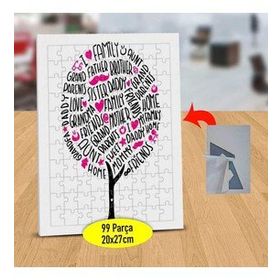 232147495921 Desenli Kelime Ağacı 99 Parça Puzzle Yapboz Tablo