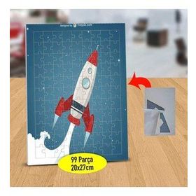 232147500712 Gökyüzünde Uzay Mekiği 99 Parça Puzzle Yapboz Tablo