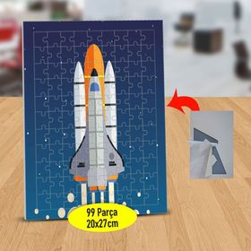 232147509889 Havalanan Uzay Mekiği 99 Parça Puzzle Yapboz Tablo