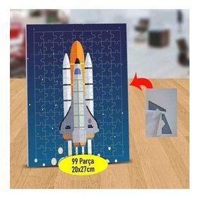 232147509889 Havalanan Uzay Mekiği 99 Parça Puzzle Yapboz Tablo