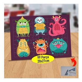 232147774627 Huysuz Canavarlar 99 Parça Puzzle Yapboz Tablo
