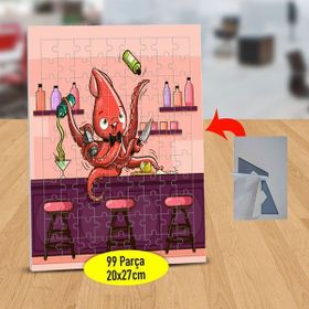 232147839010 Barista Ahtapot 99 Parça Puzzle Yapboz Tablo