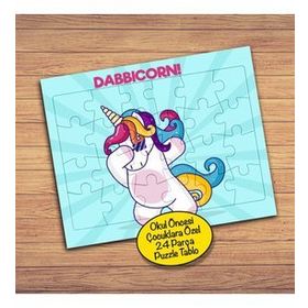 232147858766 Dabbicorn Dans 24 Parça Çocuklara Özel Yapboz Tablo