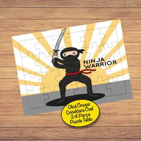 232147868509 Ninja Savaşçı 24 Parça Çocuklara Özel Yapboz Tablo
