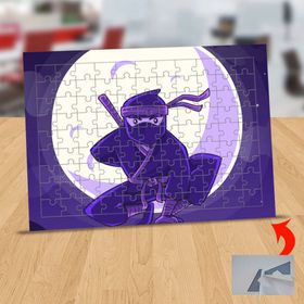 232147870022 Ay Işığında Ninja 99 Parça Puzzle Yapboz Tablo